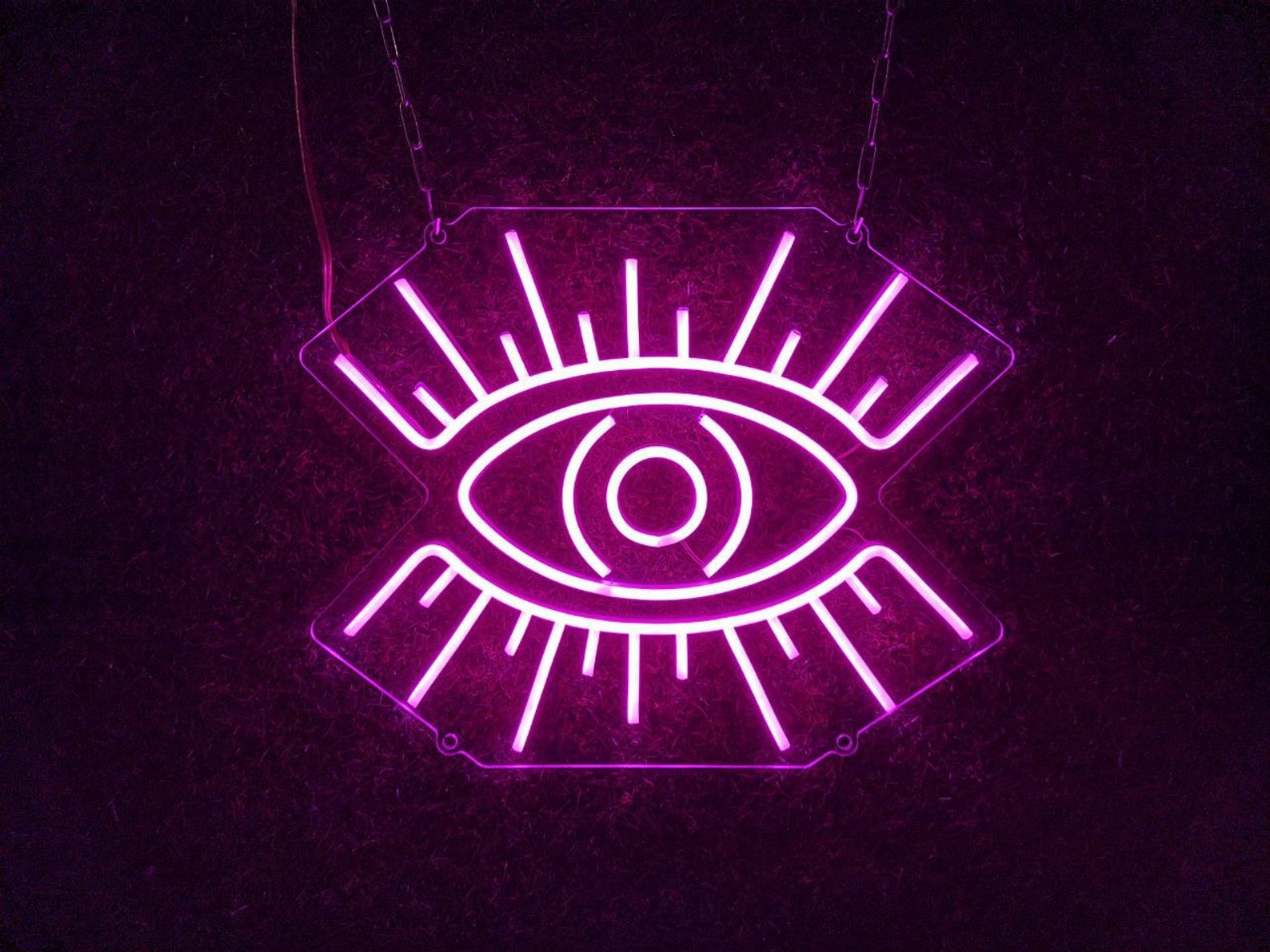 Eye Neon Sign Eye Neon Light Sign Eye Led Neon Eye Neon Etsy