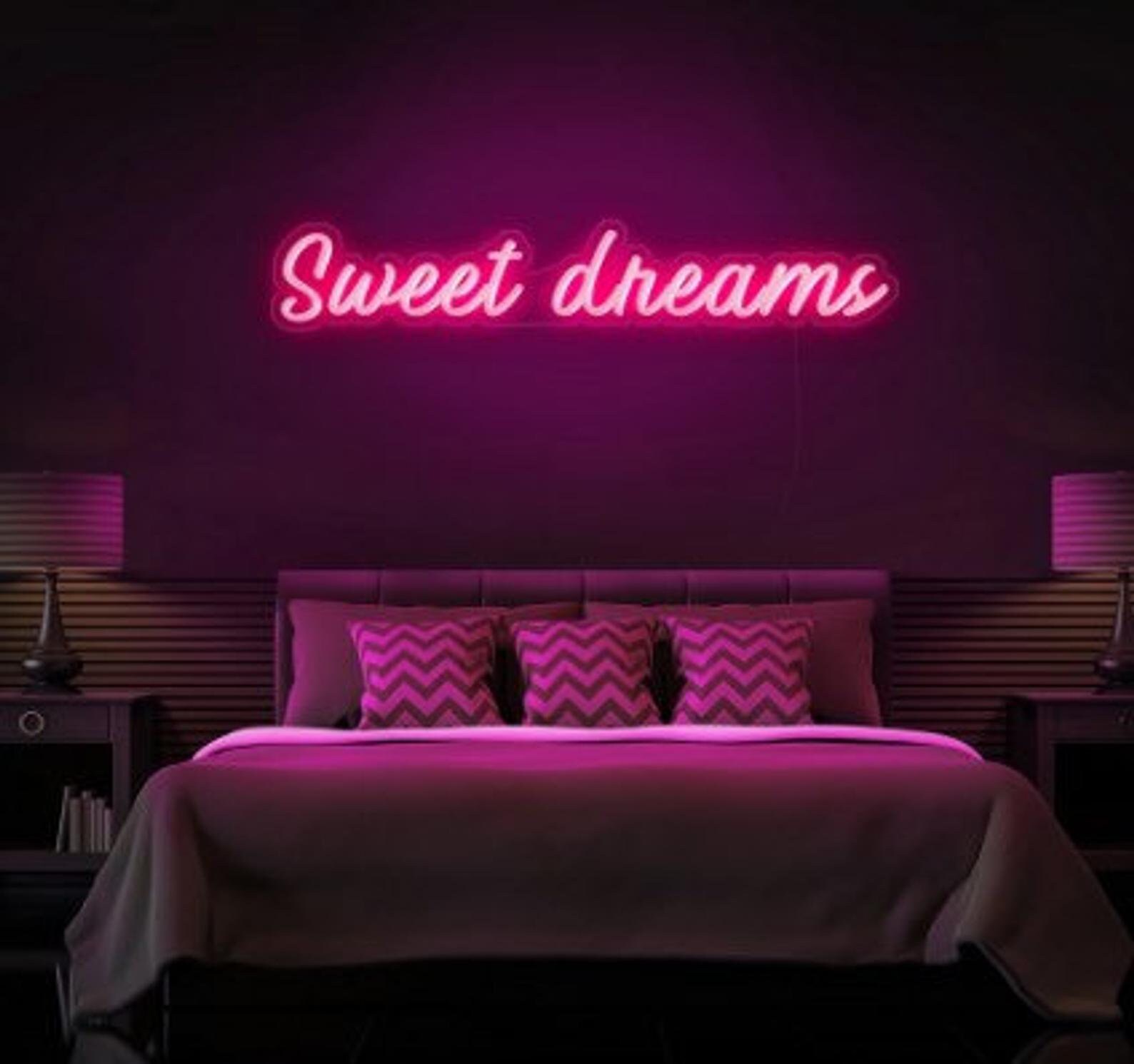 Sweet Dreams Neon Sign Dreams Neon Light Sign Led Neon Sign | Etsy