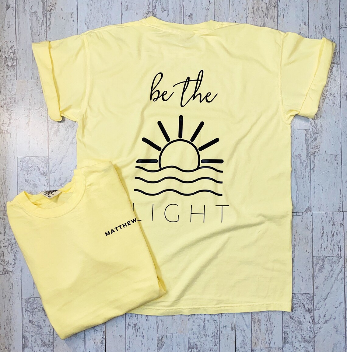 Be the Light T Shirt | Etsy