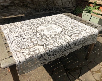 NOTTINGHAM レース 長方形テーブルクロス - Etsy 日本