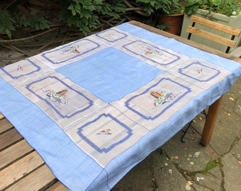 テーブルクロス - ヴィンテージ刺繍クロスステッチ - Etsy 日本