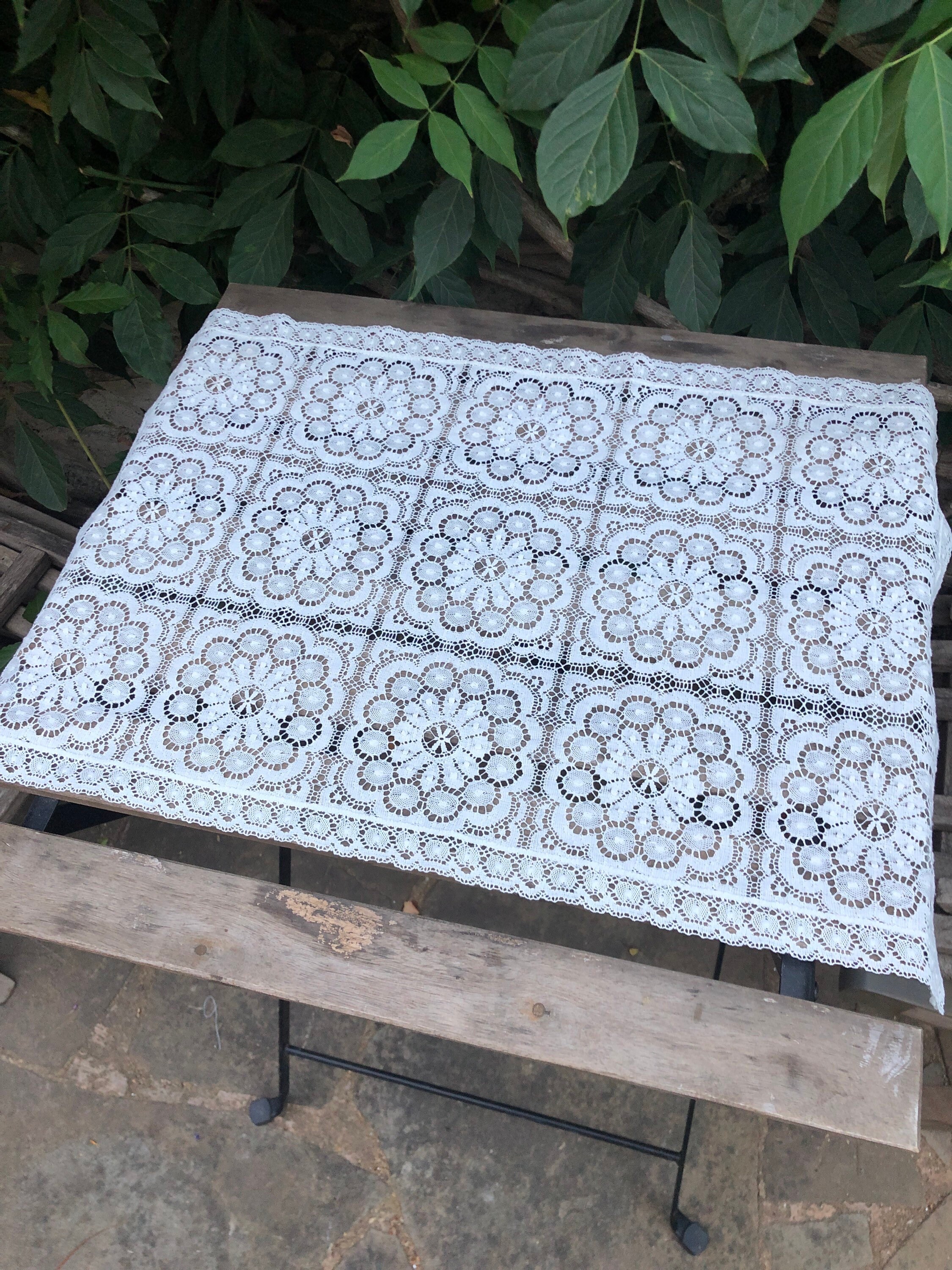 VINTAGE CROCHET Fine Lace Cream Table Mats Dressing Table Mats Etsy UK