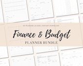20 Finance Budget Planner A5 Inserts Printable Bundle, Money Savings Tracker Template, Bill Organizer, Income Expense Log, Digital Download
