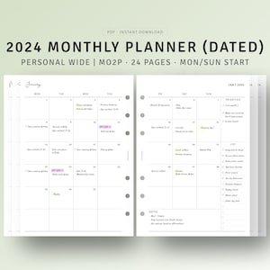 Household Planner Refill Personal