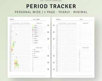 Calendario menstrual imprimible, registro de síntomas, seguimiento de fertilidad y ovulación, folletos personales, descarga digital en PDF.
