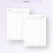 Reading Journal Printable A6 Inserts, Book Reading Log, Book Planner ...