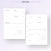 Daily Review Reflection Journal A6 Planner Inserts Printable Daily ...