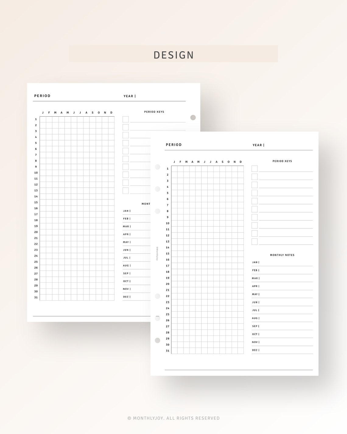 Period Tracker Printable A5 Planner Inserts Period Planner - Etsy