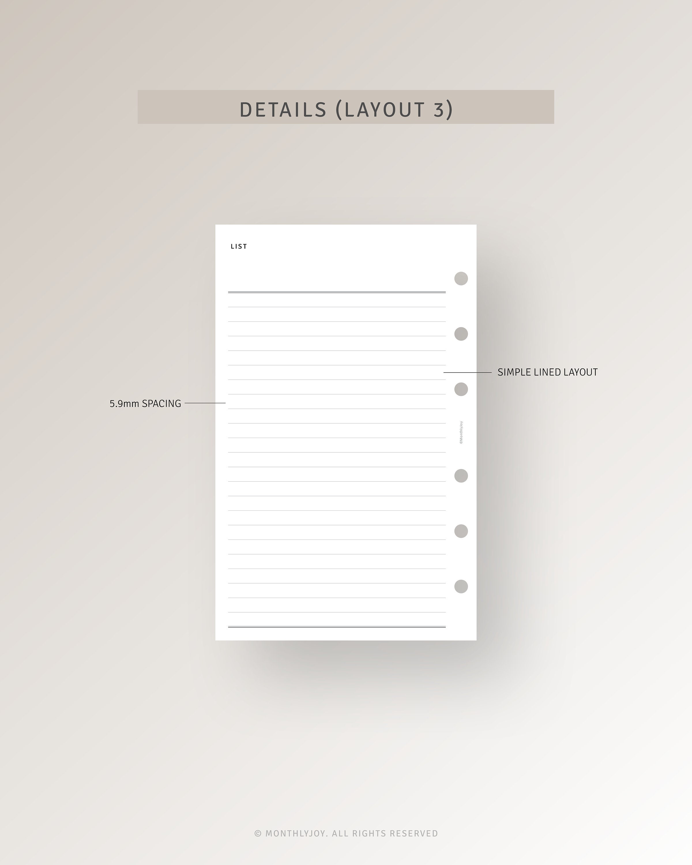 List Tracker Printable FC Compact Inserts, Grocery Shopping Wish List ...