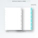 Planner Dividers A5 Printable PDF PNG Editable Side Tab - Etsy