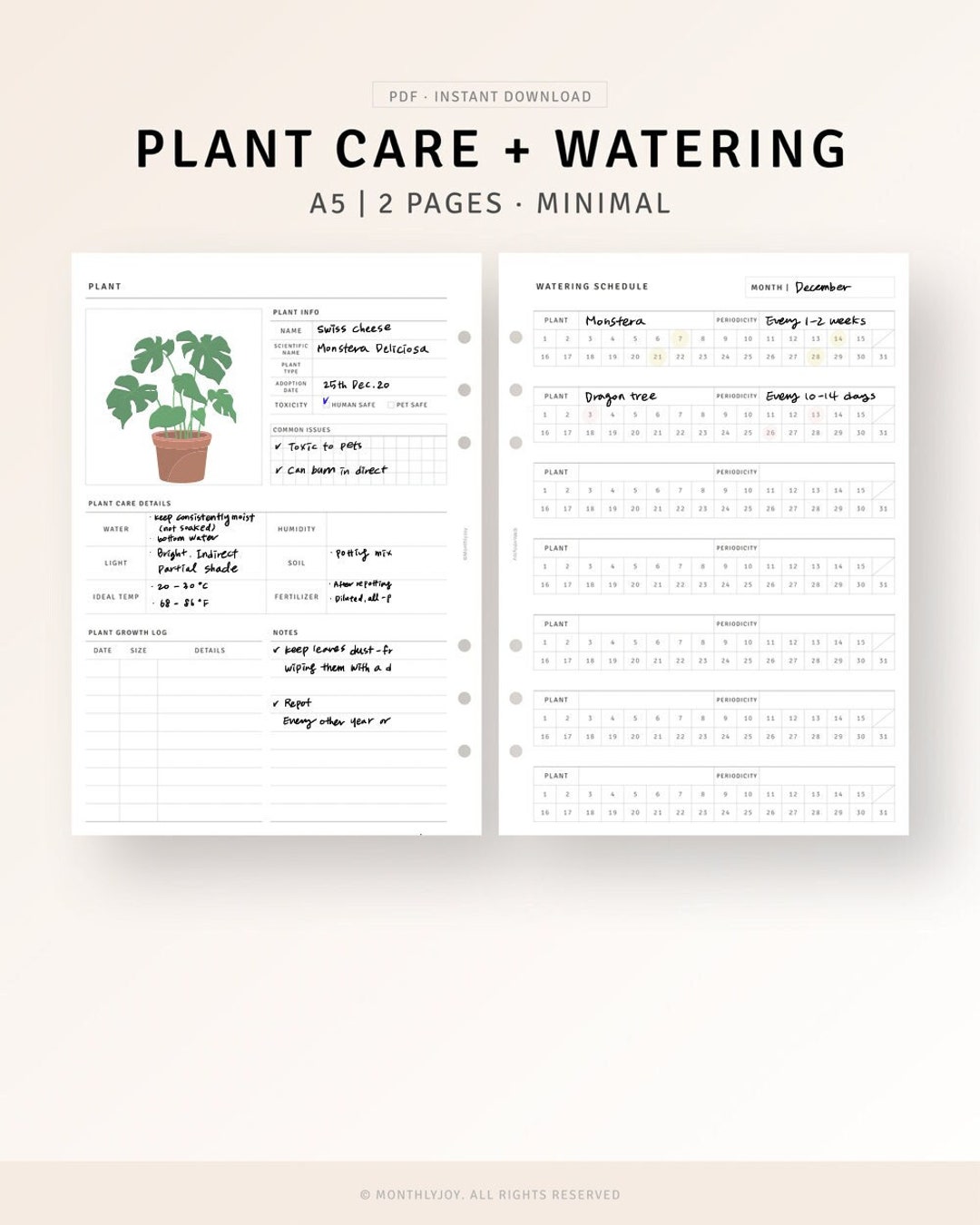 Guided Garden Journal Printable + Canva Template — Lena Elizer