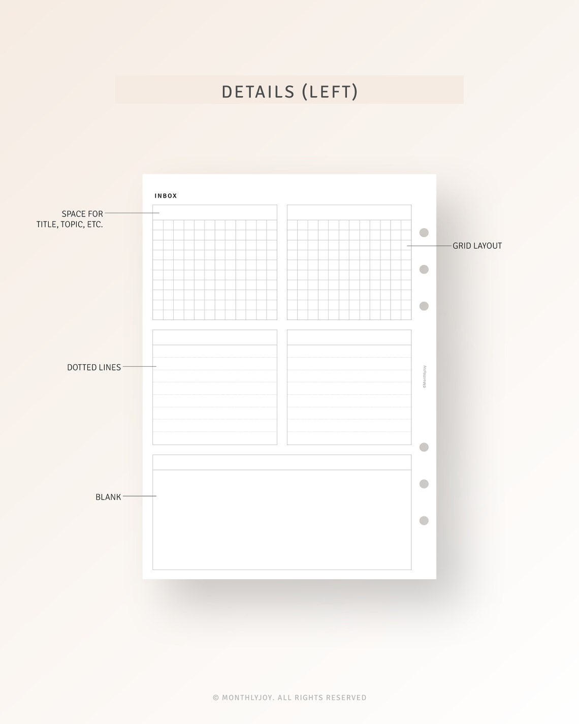Inbox Checklist Printable Inbox Tracker A5 Planner Inserts, Inbox System Checklist ...