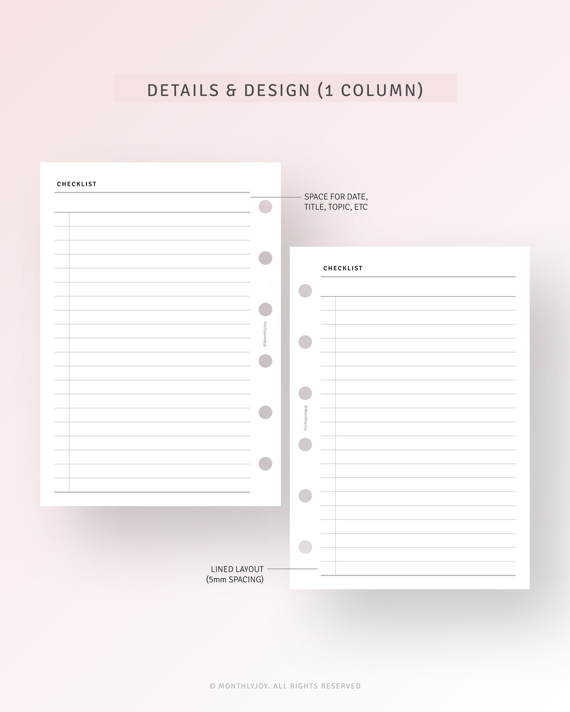 Checklist Printable Pocket Plus Inserts to Do List Get It - Etsy