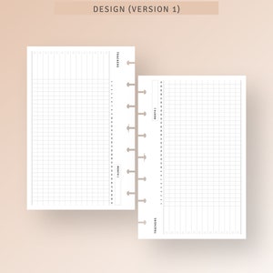 Monthly Habit Tracker Printable Happy Planner Mini Inserts, 30 Day ...