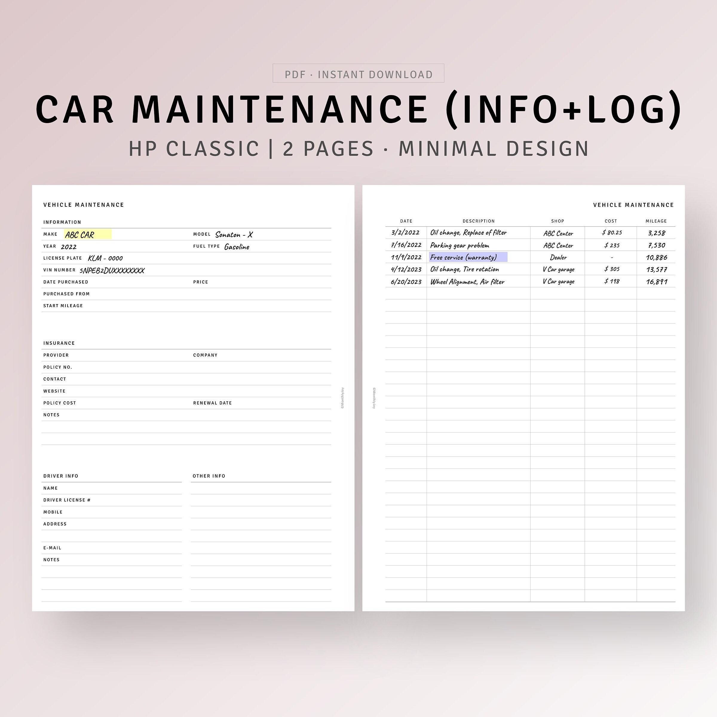 Car Maintenance Checklist Template: Ultimate DIY Guide