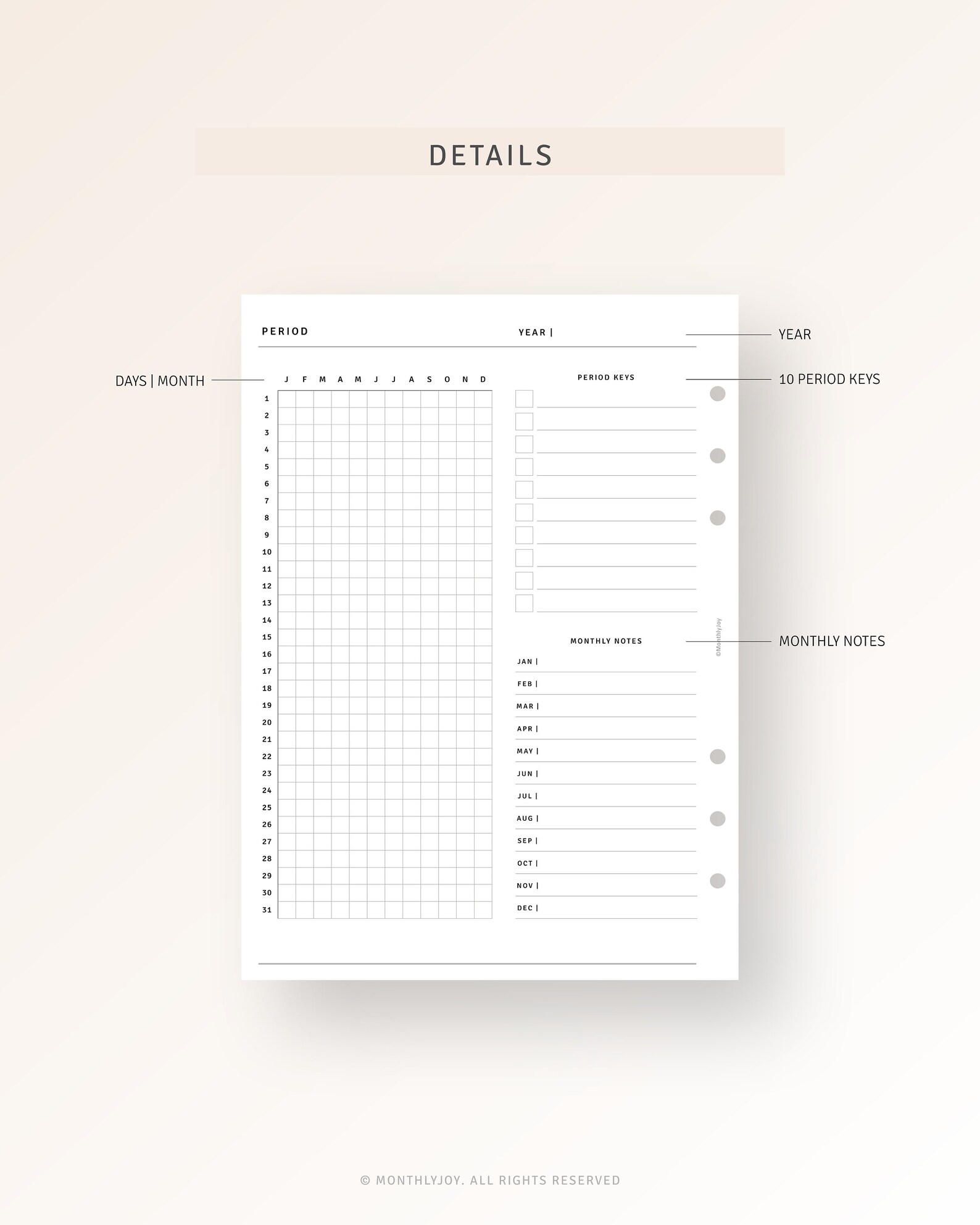 Period Tracker Printable A5 Planner Inserts Period Planner - Etsy
