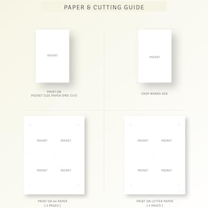 Mindful Eating Food Journal Printable Pocket Size Inserts, Food ...