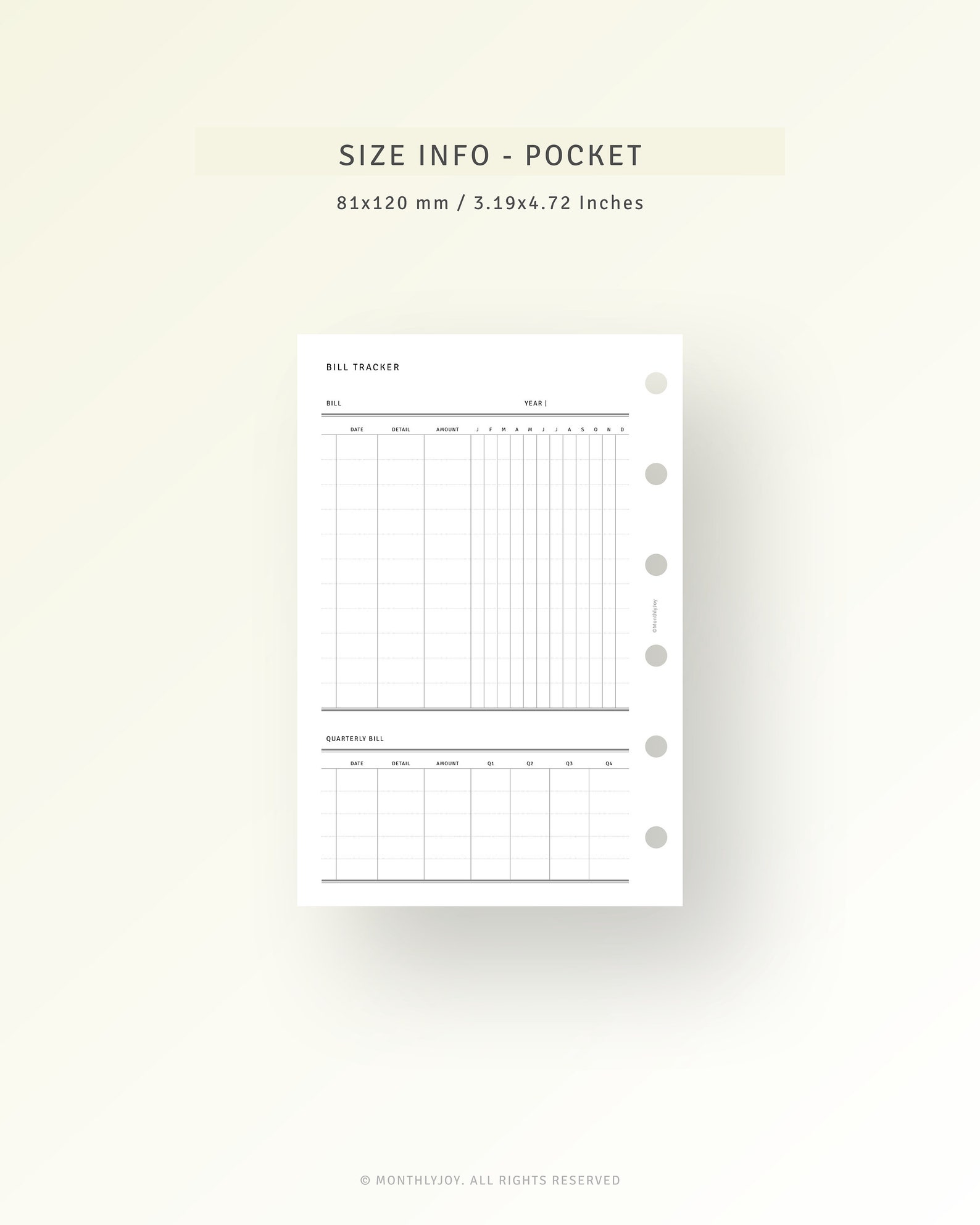 printable-budget-planner-pocket-size-inserts-bill-organizer-etsy