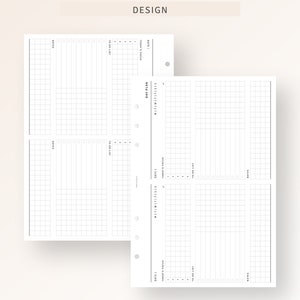 May include: A printable planner page with a daily schedule, to-do list, and notes section. The page is designed for use with a disc-bound planner.