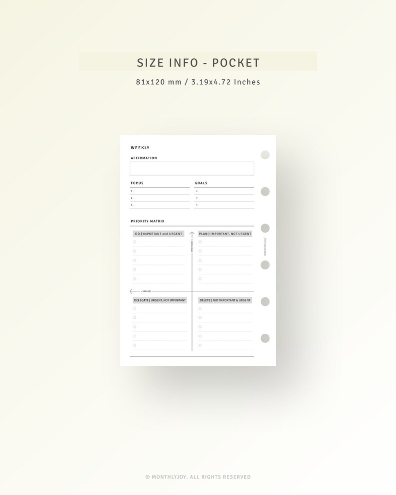 undated-weekly-planner-pocket-size-printable-weekly-agenda-etsy