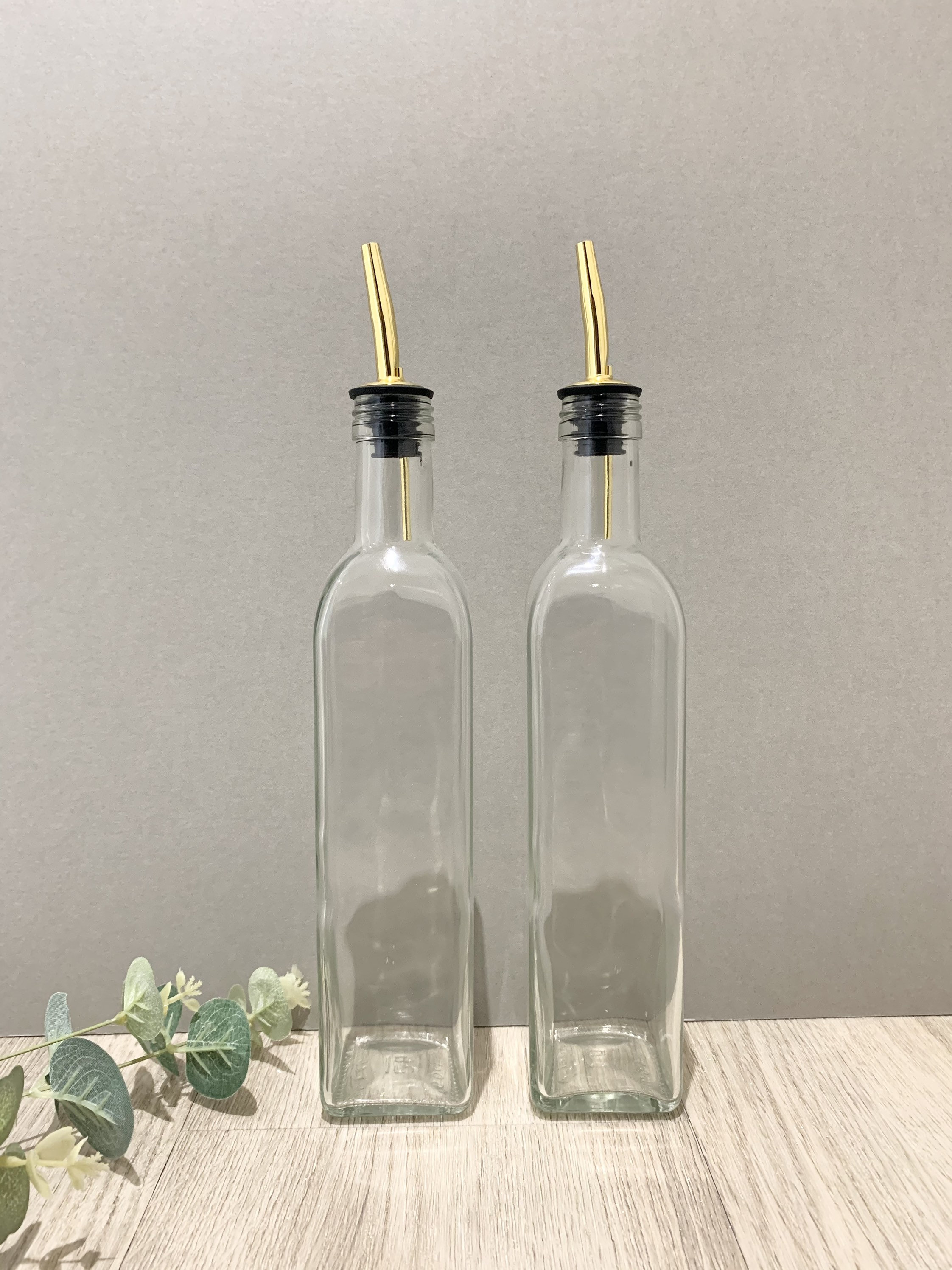 Clear Glass Oil Pourer Bottle Vinegar Olive Balsamic Pouring Etsy UK