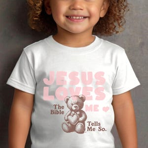 Christian clothing for toddlers with Bible verses, Faith-inspired t-shirts for kids, Jesus loves me shirts for children, clothing scripture
