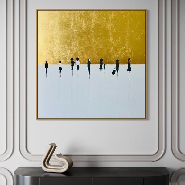 Gold Leaf Painting - Etsy