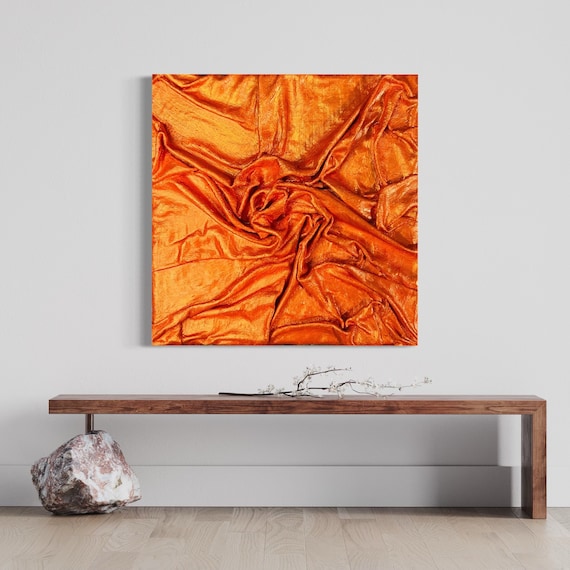 Fabric painting clearance on canvas