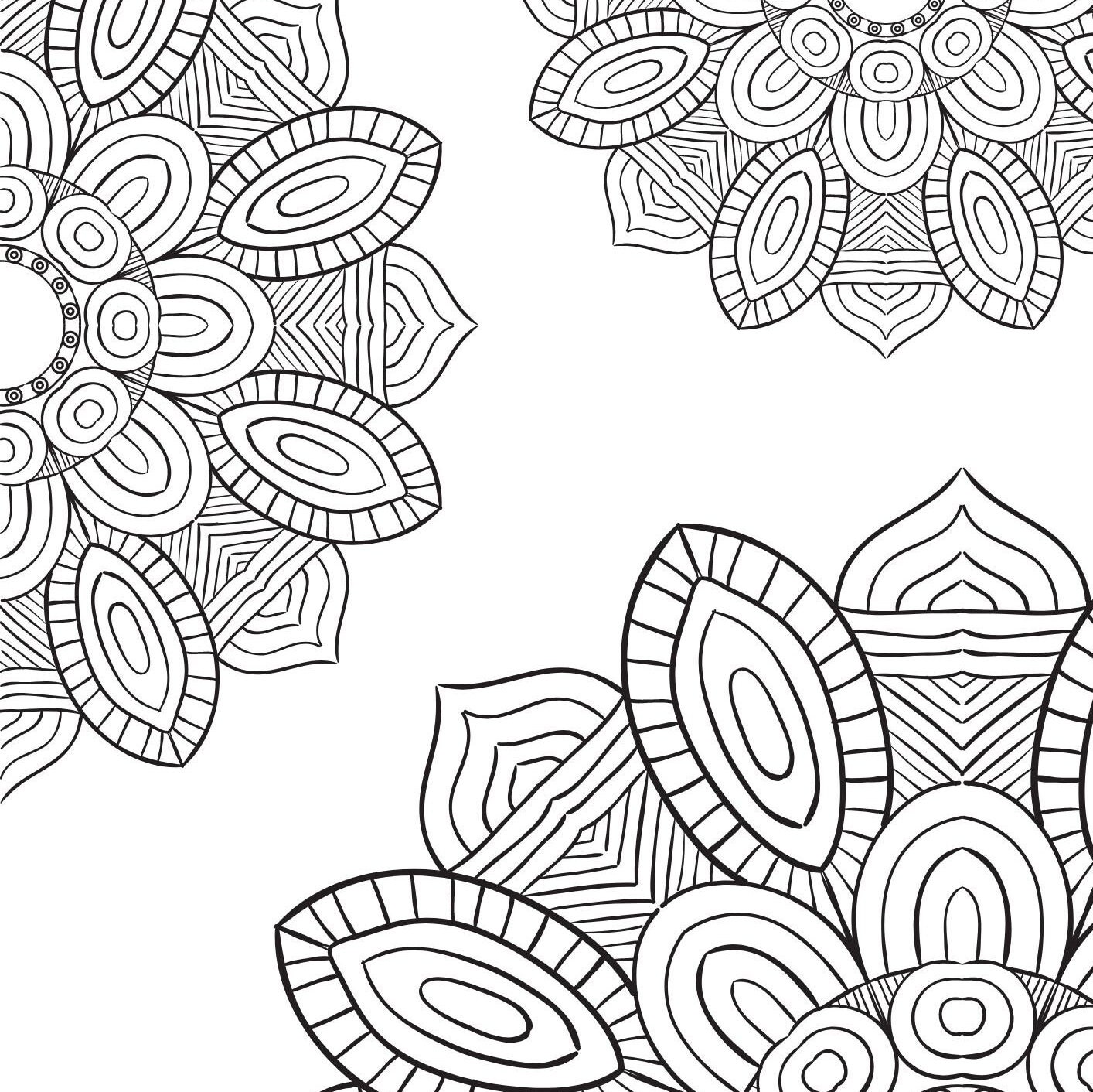 Mandala colouring digital download mandala art mandala | Etsy