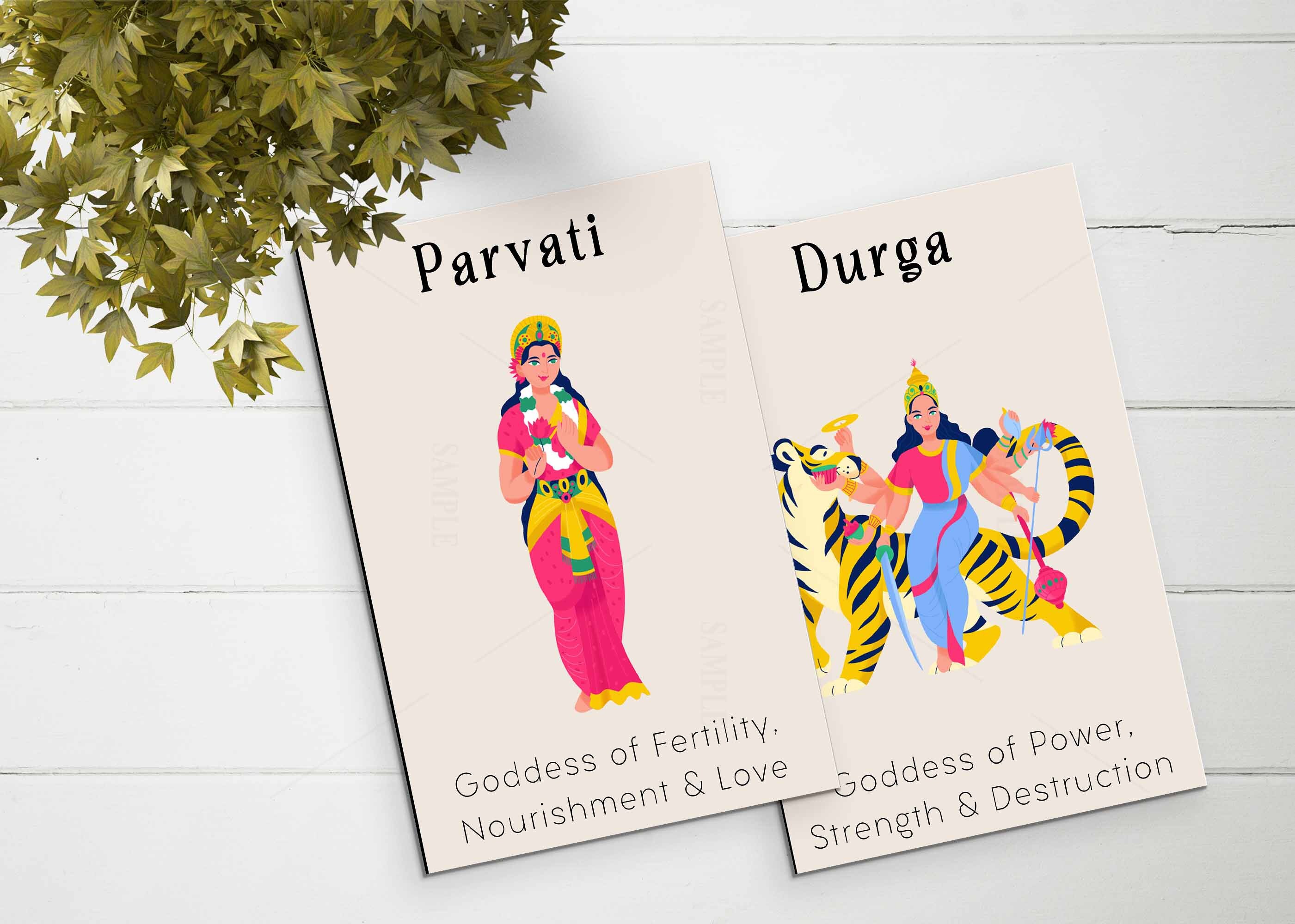 Buddhist & Hindu Gods and Goddesses Flashcards Yoga Deities Yoga Gods