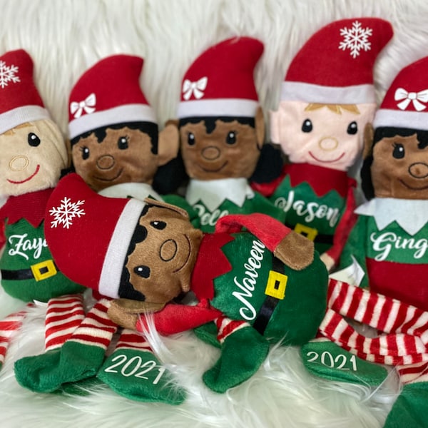 Personalized Christmas Elf's| Custom gifts| plush elves| Boy elf| Girl Elf| Plush Toy