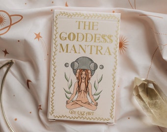 The Goddess Mantra Oracle Cards with Guidebook | Oracle Deck | Affirmation Cards | Luxury Design Oracle Cards | Gift