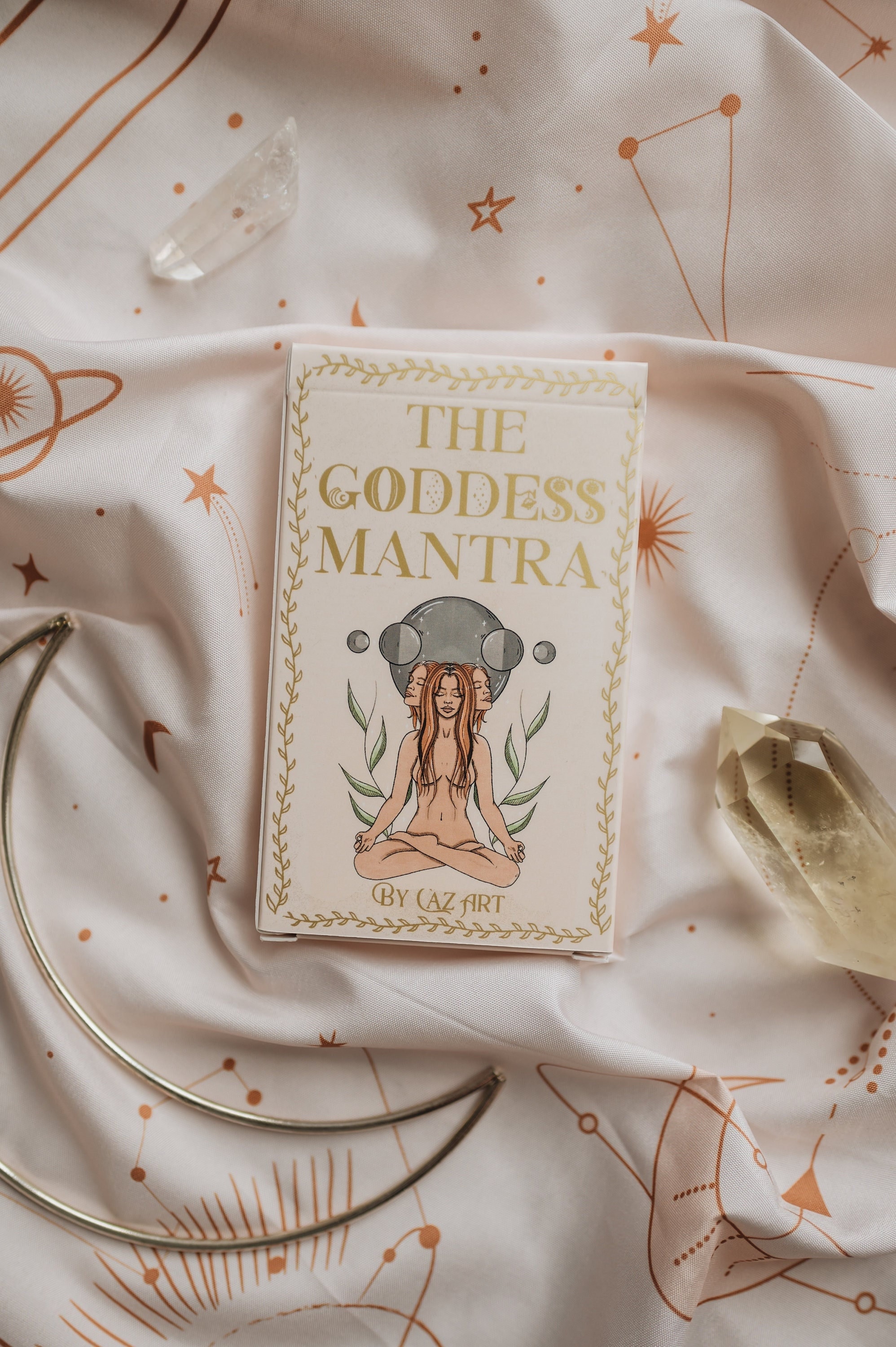 The Goddess Mantra Oracle Cards With Guidebook | Oracle Deck