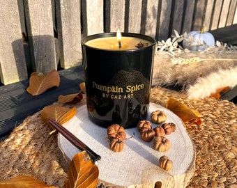 Pumpkin Spice Autumn Handmade Soya Candle with Cinnamon and Clove | Halloween Candles | Fall Candle | Pumpkin Spice