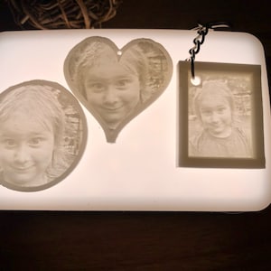 Personalized Lithophane Keychain