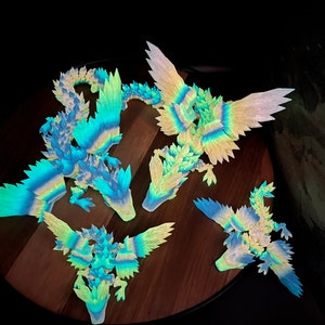 Articulated Winged Crystal Gem Dragon image 7