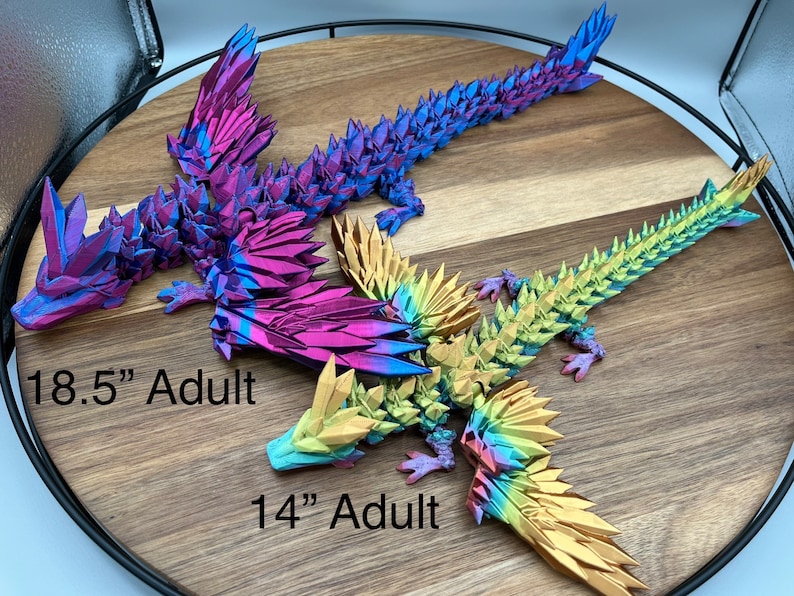 Articulated Winged Crystal Gem Dragon image 2