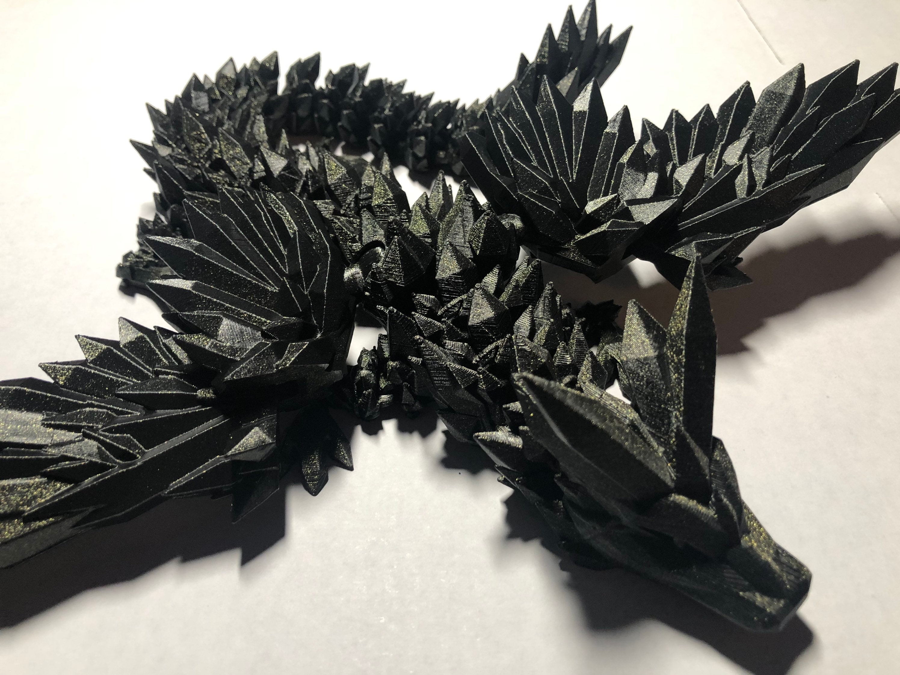 Articulated Winged Crystal Gem Dragon Etsy UK