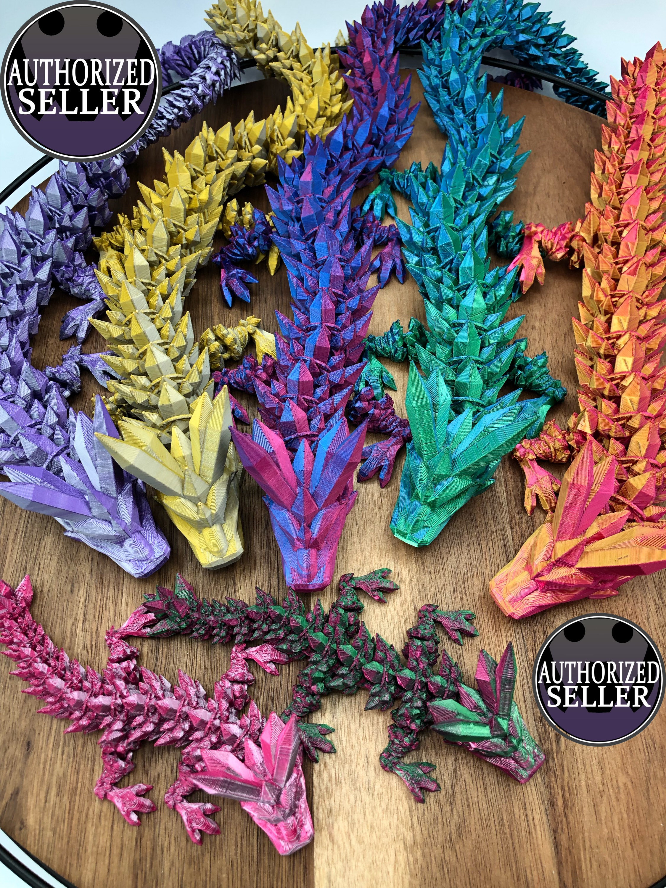 Articulated Crystal Gem Dragon Etsy Australia