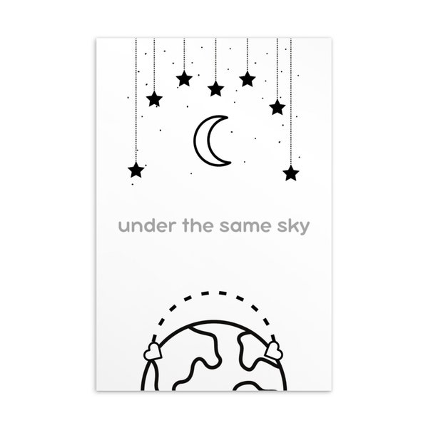 Under the Same Sky Namjoon BTS Postcard