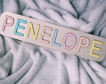 Wooden Name Puzzle l Children's Name Puzzle