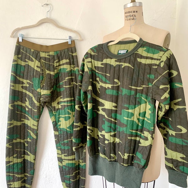 Quilted Long Underwear Etsy