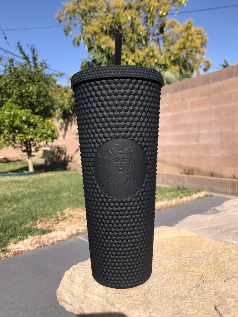 Starbucks Limited Edition Matte Black Studded Tumbler Drink & Barware