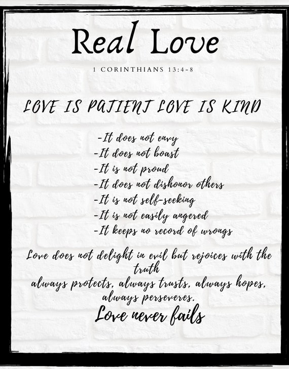 True Love Definition Print -  Israel