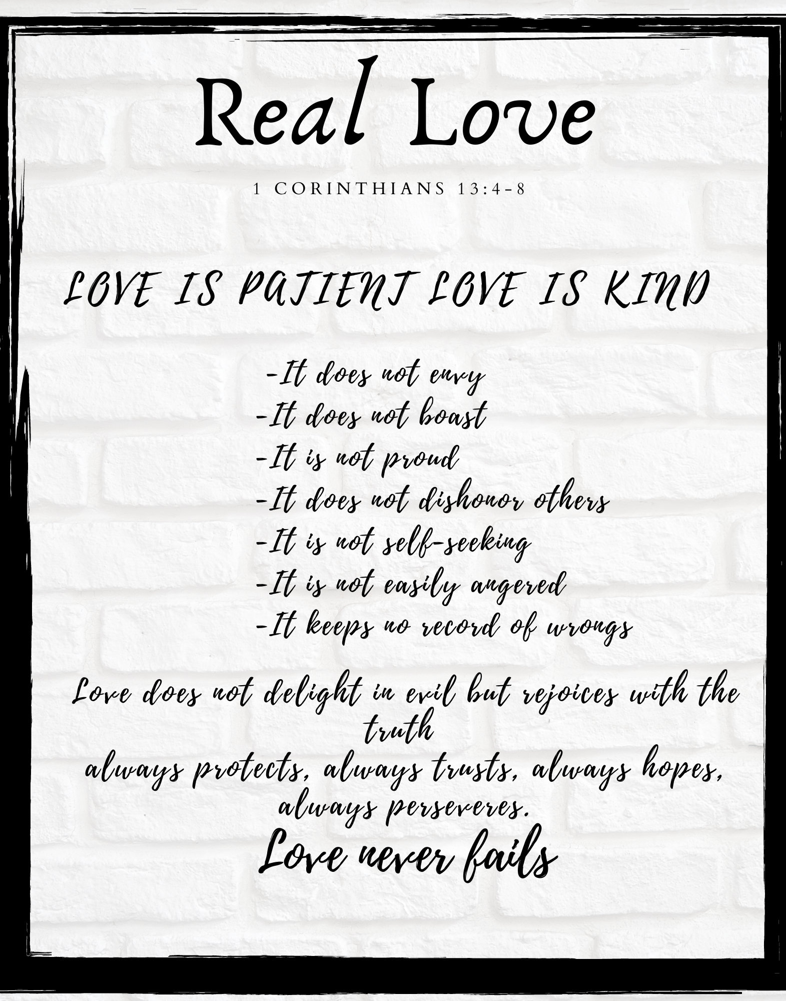 real-love-bible-1-corinthians-13-4-8-definition-of-love-etsy