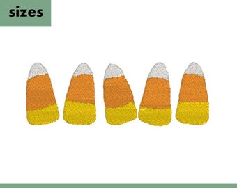 Candy Corn Machine Embroidery Design – Halloween Applique (Instant Download)