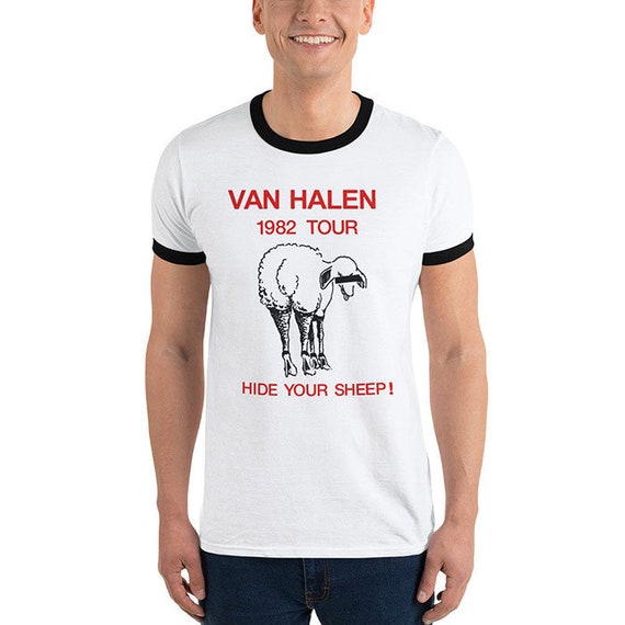 van halen 1982 tour shirt