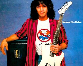 Van Halen Eddie Van Halen no Bozos T 