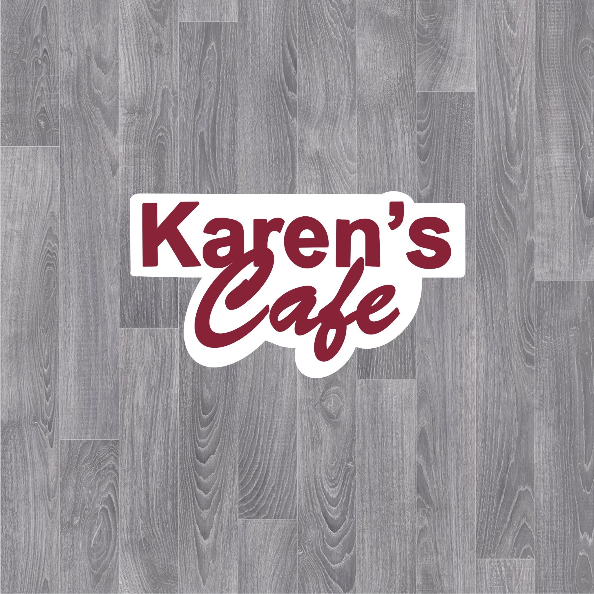 One Tree Hill Karens Cafe Sticker Etsy