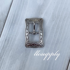 Jeremiah Watt Stainless Cart Buckle, Leather Crafting Buckle, Tack Making